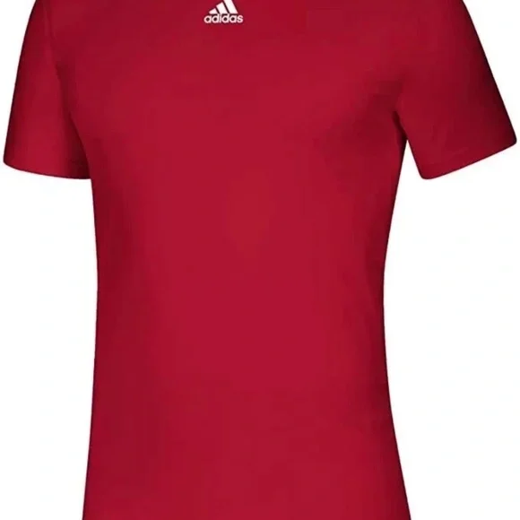 Adidas Creator Short Sleeve Tee Shirt New Red and Gray - Picture 8 of 10